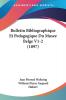 Bulletin Bibliographique Et Pedagogique Du Musee Belge V1-2 (1897)