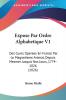 Expose Par Ordre Alphabetique V1: Des Cures Operees En France Par Le Magnetisme Animal Depuis Mesmer Jusqu'a Nos Jours 1774-1826 (1826)