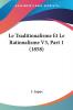 Le Traditionalisme Et Le Rationalisme V3 Part 1 (1858)