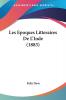 Les Epoques Litteraires De L'Inde (1883)