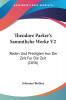 Theodore Parker's Sammtliche Werke V2: Reden Und Predigten Aus Der Zeit Fur Die Zeit (1856)