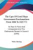 The Cape Of Good Hope Government Proclamations From 1806 To 1825 V3: As Now In Force And Unrepealed And The Ordinances Passed In Council (1845)