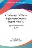 A Collection Of Thirty Eighteenth Century English Plays V3: By Various Authors (1797)