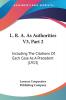 L. R. A. As Authorities V3 Part 2: Including The Citations Of Each Case As A Precedent (1913)