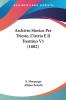 Archivio Storico Per Trieste L'Istria E Il Trentino V1 (1882)