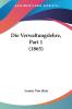 Die Verwaltungslehre Part 1 (1865)