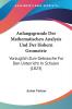 Anfangsgrunde Der Mathematischen Analysis Und Der Hohern Geometrie: Vorzuglich Zum Gebrauche Fur Den Unterricht In Schulen (1823)