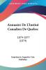 Annuaire De L'Instiut Canadien De Quebec: 1874-1877 (1874)