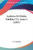 Archivio Di Diritto Pubblico V3 Anno 3 (1893)