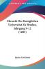 Chronik Der Koniglichen Universitat Zu Breslau Jahrgang 9-12 (1895)