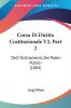 Corso Di Diritto Costituzionale V2 Part 2: Dell' Ordinaments Dei Poteri Publici (1884)