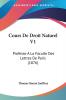 Cours De Droit Naturel V1: Professe A La Faculte Des Lettres De Paris (1876)