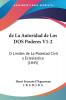 de La Autoridad de Los DOS Poderes V1-2: O Limites de La Potestad Civil y Eclesiastica (1845)