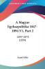 A Magyar Egyhazpolitika 1847-1894 V1 Part 2: 1847-1872 (1894)