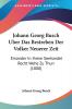 Johann Georg Busch Uber Das Bestreben Der Volker Neuerer Zeit: Einander In Ihrem Seehandel Recht Wehe Zu Thun (1800)