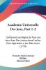 Academie Universelle Des Jeux Part 1-2: Contenant Les Regles de Tous Les Jeux Avec Des Instructions Faciles Pour Apprendre a Les Bien Jouer (1770)