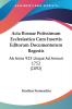 Acta Bosnae Potissimum Ecclesiastica Cum Insertis Editorum Documentorum Regestis: Ab Anno 925 Usque Ad Annum 1752 (1892)