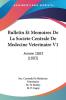 Bulletin Et Memoires De La Societe Centrale De Medecine Veterinaire V1: Annee 1883 (1883)