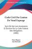 Code Civil Du Canton De Vaud Expurge: Suivi De Ses Lois Accessoires Et Termine Par Le Code Federal Des Obligations (1885)