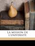 La mission de l'universite