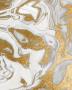 Liquid Gold Marble Composition Notebook - Large Ruled Notebook - 8x10 Lined Notebook (Softcover Journal / Notebook / Diary): 256 (8x10 Lined Softcover Notebook)