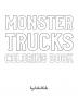 Monster Trucks Coloring Book for Children - Create Your Own Doodle Cover (8x10 Softcover Personalized Coloring Book / Activity Book)