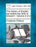 The history of English law before the time of Edward I. Volume 2 of 2