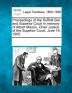 Proceedings of the Suffolk Bar and Superior Court in Memory of Albert Mason Chief Justice of the Superior Court June 16 1905.