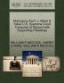 Mahogany Ass'n V. Black & Yates U.S. Supreme Court Transcript of Record with Supporting Pleadings