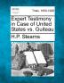 Expert Testimony in Case of United States vs. Guiteau