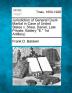 Jurisdiction of General Court-Martial in Case of United States v. Shea Daniel Late Private. Battery E. 1st Artillery)