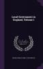 Local Government in England Volume 1