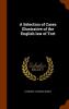 A Selection of Cases Illustrative of the English law of Tort