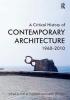 Critical History of Contemporary Architecture