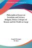 Philosophical Essays on Socialism and Science Religion Ethics; Critique-of-Reason and the World-at-Large