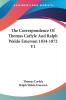 The Correspondence of Thomas Carlyle and Ralph Waldo Emerson 1834-1872