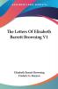 The Letters Of Elizabeth Barrett Browning V1