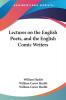 Lectures On The English Poets And The English Comic Writers