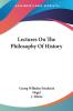 Lectures On The Philosophy Of History