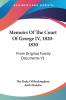 Memoirs of the Court of George IV 1820-1830: From Original Family Documents: From Original Family Documents V1