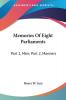 Memories of Eight Parliaments: Men; Manners: Part 1 Men; Part 2 Manners