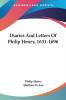 Diaries and Letters of Philip Henry 1631-1696