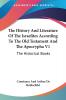 The History and Literature of the Israelites According to the Old Testament and the Apocrypha: The Historical Books: 1