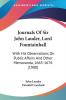 Journals of Sir John Lauder Lord Fountainhall: With His Observations on Public Affairs and Other Memoranda 1665-1676: With His Observations On Public Affairs And Other Memoranda 1665-1676 (1900)