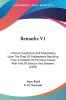 Remarks V1: Critical Conjectural And Explanatory Upon The Plays Of Shakespeare Resulting From A Collation Of The Early Copies With That Of Johnson And Steevens (1805)