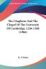 The Chaplains and the Chapel of the University of Cambridge 1256-1568