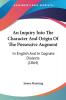 An Inquiry Into The Character And Origin Of The Possessive Augment: In English And In Cognate Dialects (1864)