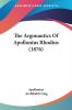 The Argonautics Of Apollonius Rhodius (1876)