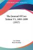 The Journal Of Leo Tolstoi V1 1895-1899 (1917)