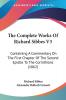 The Complete Works Of Richard Sibbes V3: Containing A Commentary On The First Chapter Of The Second Epistle To The Corinthians (1862)